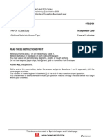 HCI Economics Prelim 2009 (H2 Economics P1-CS) QUES