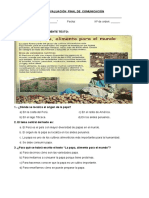 5° Grado - Eval. Comunicación