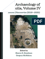 Sharon R. Steadman - John Gregory McMahon - Archaeology of Anatolia, Volume IV - Recent Discoveries (2018 - 2020) (2021)