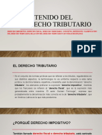 3 Contenido Del Derecho Tributario