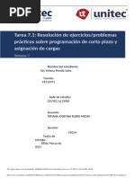 Tarea 7.1 Resoluci N de Ejercicios Problemas PR Cticos Sobre Programaci N de Corto Plazo y Asignaci