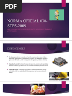 Norma Oficial 030 - STPS-2009