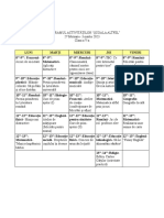 Programul Activităților Școala Altfel - Clasa A V-A, 2023