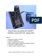 Manual Basico Nodemcu Esp 12e Arduino