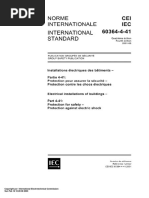 IEC 60364 - 4!41!2001 - Electrical Installation of Buildings