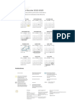 Calendario Escolar 2022-2023