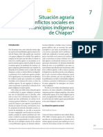 Reyes (2018) Situación Agraria y Conflictos Sociales en Municipios Indígenas de Chiapas