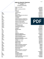 Estado de Situación Financiera