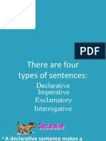 Sentence Structure Types