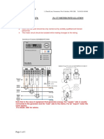 MT 174 CT METER Installation