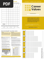 Values Work Sheet Jan '11