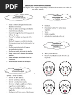 Ejercicios Fonoarticulatorios