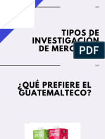 Tipos de Investigación de Mercados Sesión 5