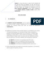 Contrato de Compra Venta Escritura