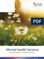 Directory On Mental Health Services