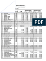 Harga Terbaru