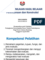 Pengembangan Alat Evaluasi Pembelajaran Unpak