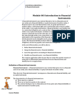 Week 01 - 03 - Module 03 - Introduction To Financial Instruments