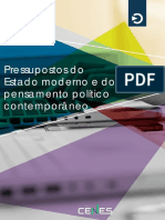 1.pressupostos Estado Moderno Pensamento Politico Contemporaneo