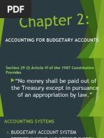 Chapter 2 Accounting For Budgetary Accounts