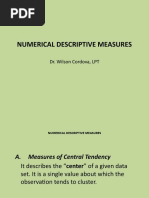 Descriptive Measures With Samples-1