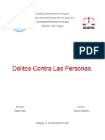 Delitos Contra Las Personas - Samuel Martinez