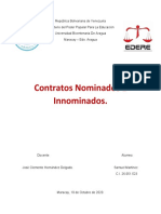 Contratos Nominados E Innominados - Samuel Martinez.