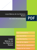 2 Leyes Básicas de Los Números Reales