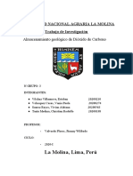 La Molina, Lima, Perú: Universidad Nacional Agraria La Molina Trabajo de Investigación