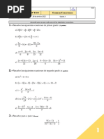 Examen Ecuaciones 3º Eso