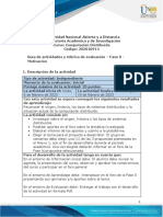 Guía de Actividades y Rúbrica de Evaluación - Fase 0 - Motivación