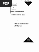 Radiochemistry Thorium