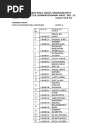 Delhi Public School, Bangalore South Practical Examination Marks Aissce - 2022 - 23