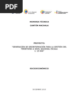 MT Machala Socioeconomico