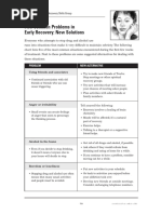 5 Early Recovery Issues