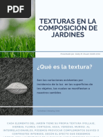 Textura en La Composición de Jardines