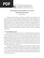 Diez Observaciones Sobre La Noción de Usos Del Síntoma M. Mazzuca