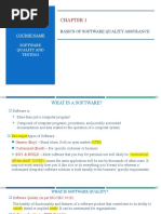 SQAT - Ch.01 - Basics of Software Quality Assurance