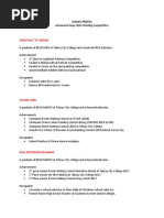 Judges Profile