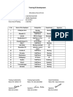 Attendance Record Form