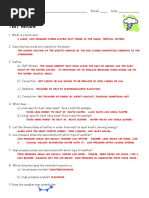 Weather Test Review KEY