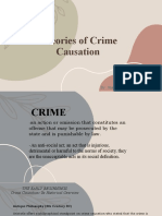 Crim2 Theories of Crime Causation