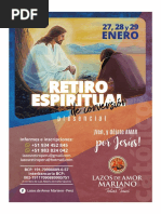 Info Retiro LAM 27, 28 y 29 Enero 2023