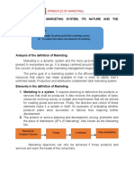 Chapter 1 - The Marketing System, Its Nature and The Elements