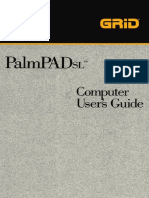 GRiD - 02360 40 - (09 1993) - PalmPAD SL Computer Users Guide