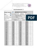 CAQ. Matriz de Calificación