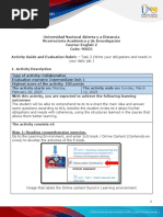 Activities Guide and Evaluation Rubric - Unit 1 - Task 2 - Write Your Obligations and Needs in Your Daily Role