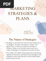 CH 2 MARKETING STRATEGIES PLANS