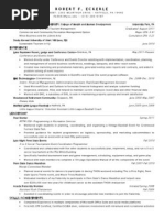 Rob Eckerle Resume