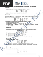 Exercices TP Systemes Algebriques